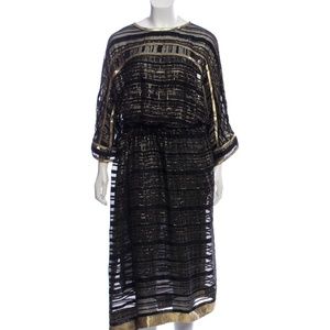 ETRO Sheer Silk Dress